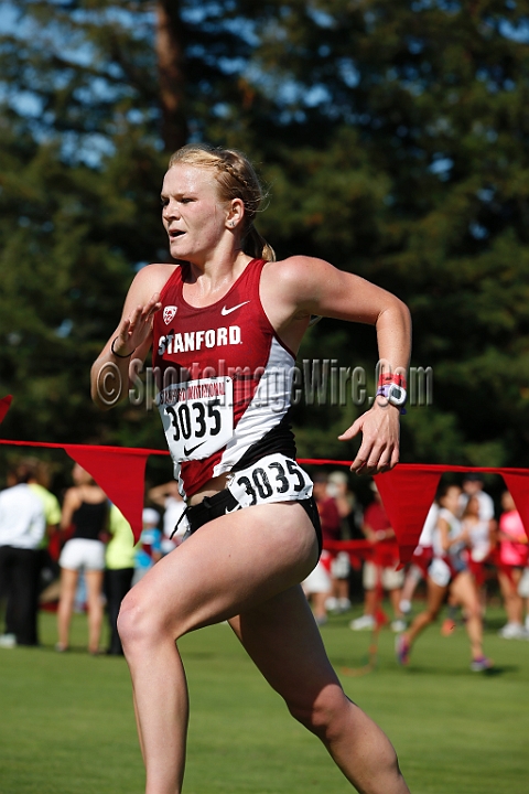 2014StanfordCollWomen-294.JPG - College race at the 2014 Stanford Cross Country Invitational, September 27, Stanford Golf Course, Stanford, California.
